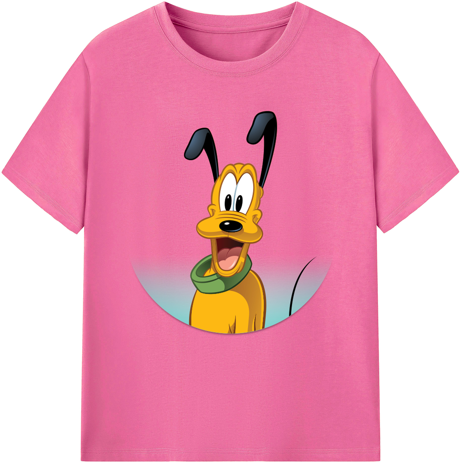 （画像用） ミッキーマウス Mickey Mouse レディースカジュアルプリントTシャツ（綿100％）